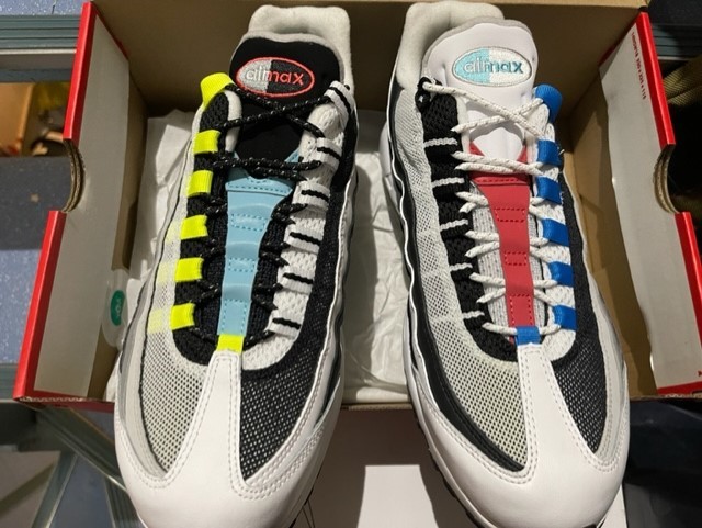 国内正規品■US10■NIKE AIR MAX 95 QS/ナイキ エアマックス95 QS GREEDY 2.0 グリーディー2.0/BLACK/MULTI COLOR/マルチカラー/CJ0589-001_画像3