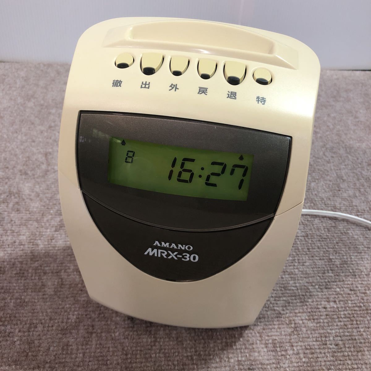 Yahoo!オークション - AMANO アマノ MRX-30 時間集計タイムレコーダー...