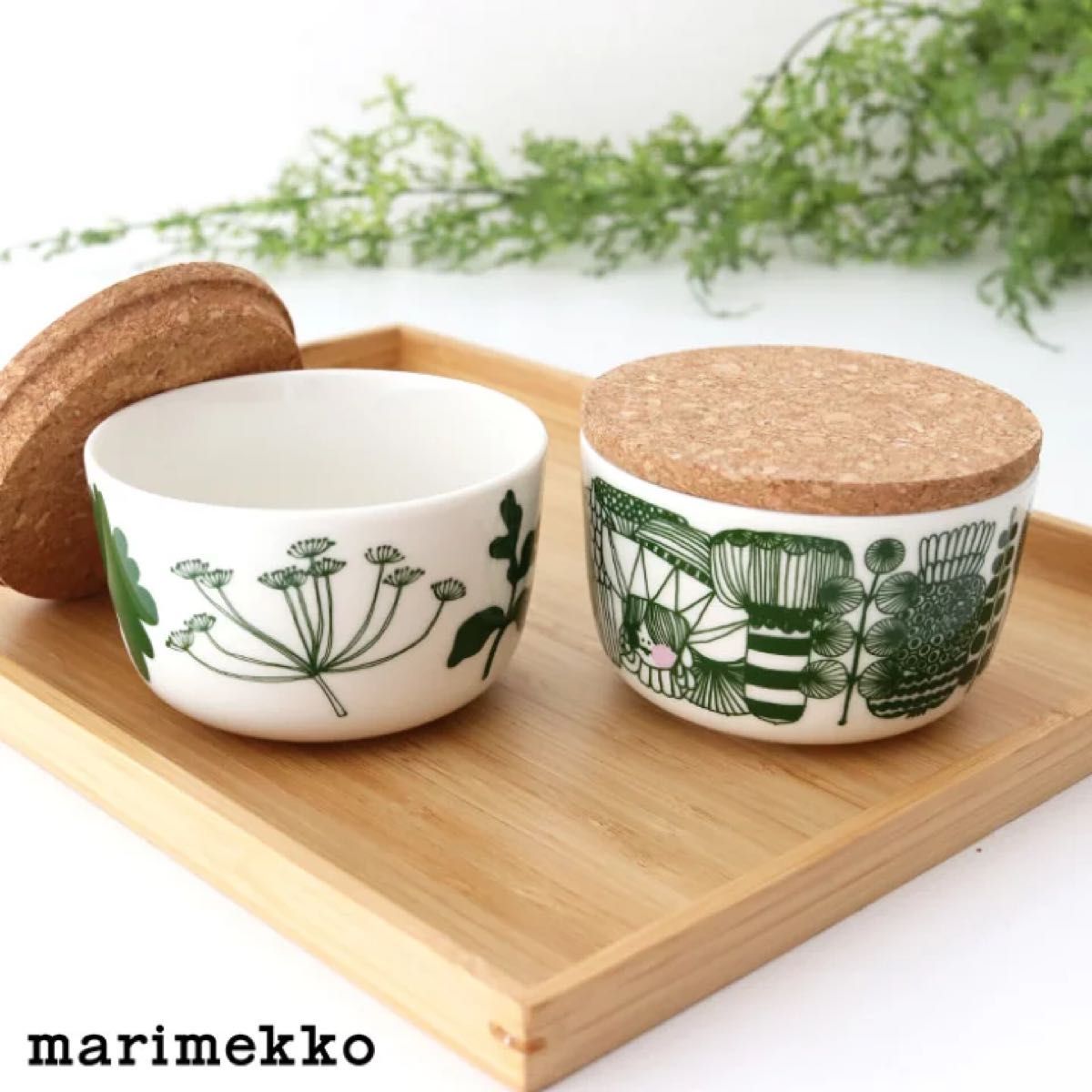 未使用　2個セット　 marimekko Elokuun Varjot ボウル　マリメッコ