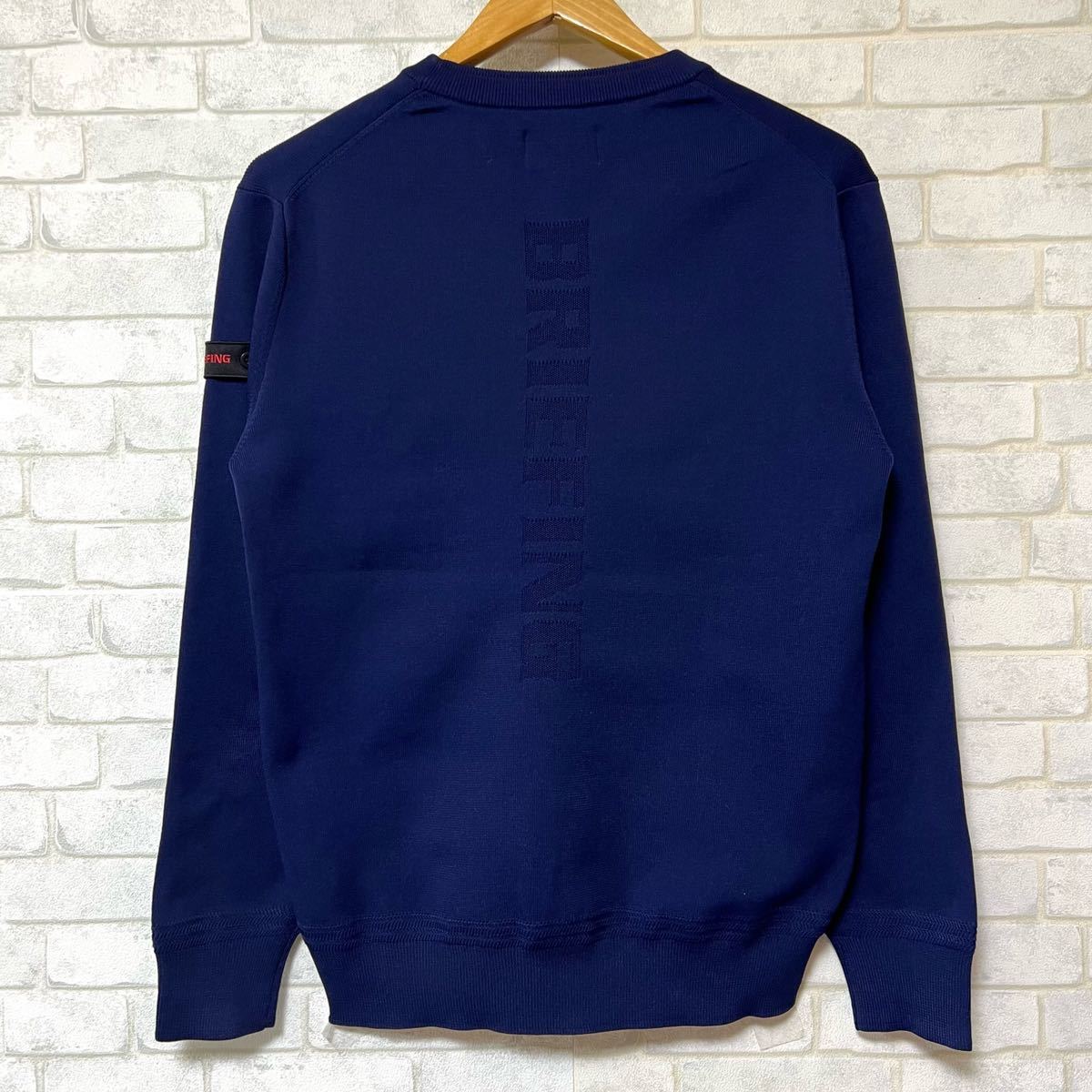 半額】 【美品】BRIEFING GOLF BRG193M25 セーター トレーナー クルー