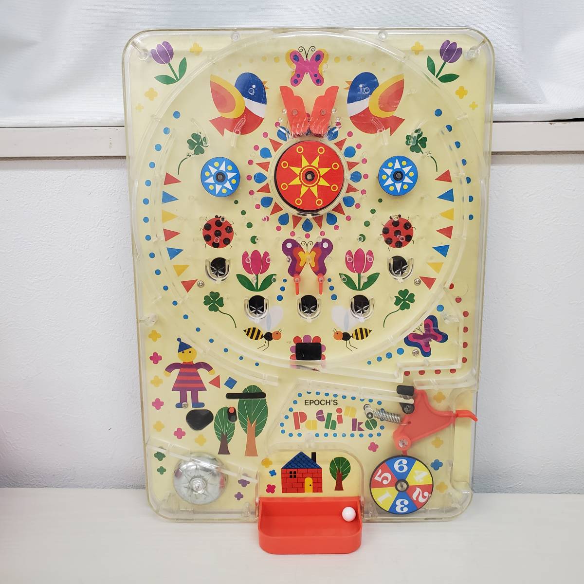 0905-205□昭和レトロ エポック社のジュニアパチンコ 玩具 パーツ欠品