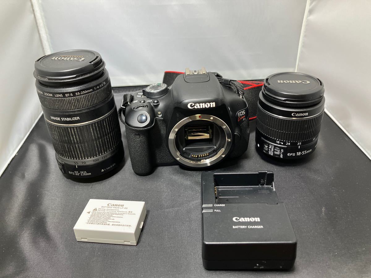 ☆美品☆CANON キャノン EOS KISS X5 デジタル一眼レフカメラ ボディ おまけレンズ2本(キヤノン)｜売買されたオークション情報、ヤフオク!  の商品情報をアーカイブ公開