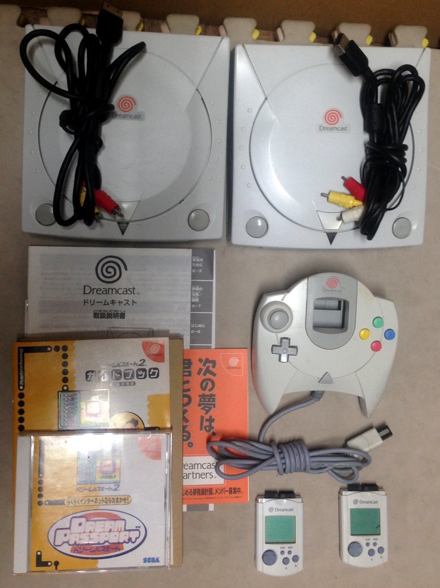 T-ポイント5倍】 ☆セガ/SEGA ドリームキャスト/Dreamcast 本体x2(HKT