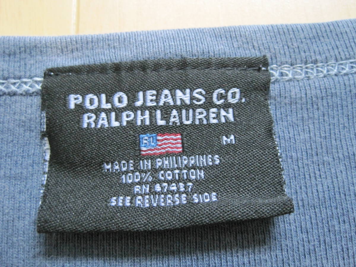 POLO JEANS CO. RALPH LAUREN Polo джинсы Ralph Lauren Thai большой футболка M
