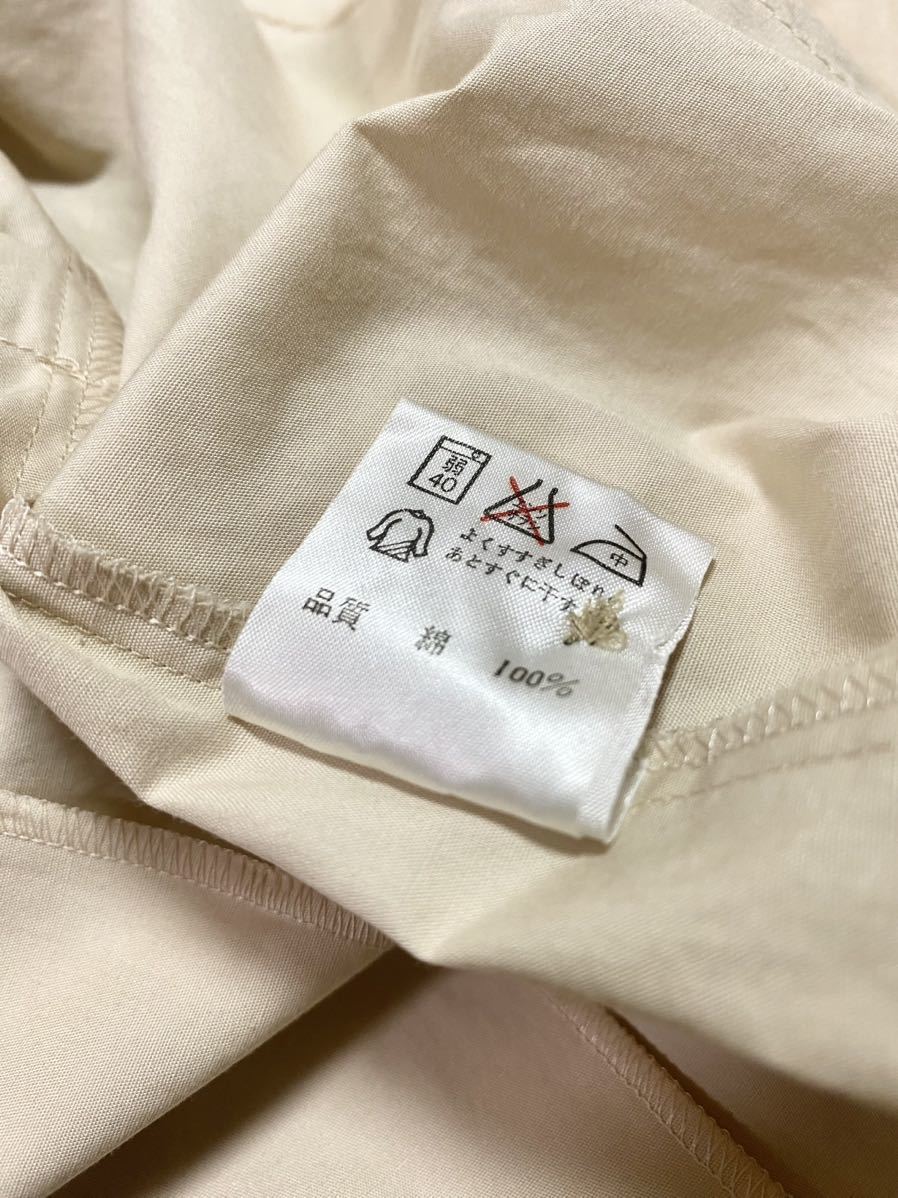  прекрасный товар *ICB Onward * Skipper блуза рубашка длинный рукав * бежевый *11 / L стоимость доставки 185 иен 