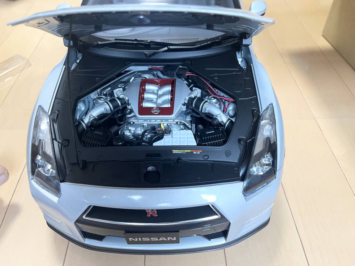  ダイキャストモデルカー イーグルモス 週刊 日産 R35 GT-R 完成品_画像5