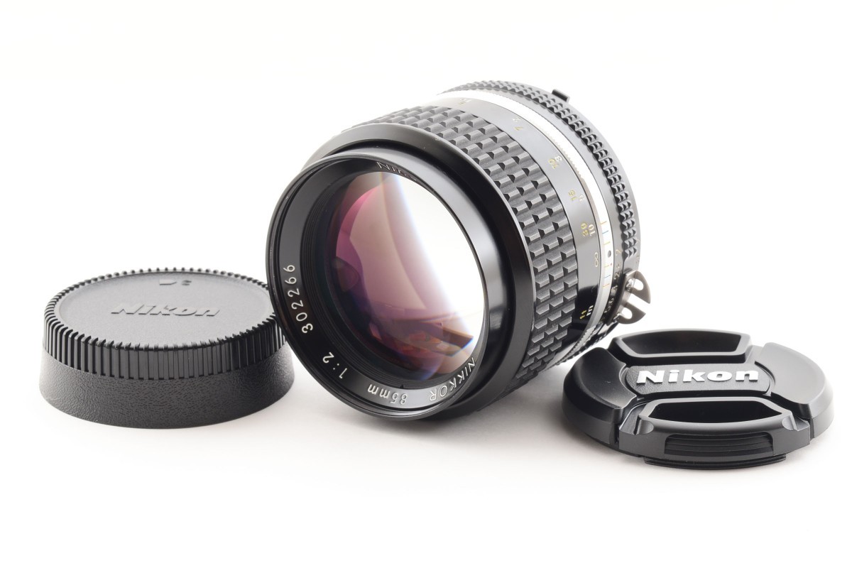 Nikon Ai-s Nikkor 85mm F/2 MF 交換レンズ-