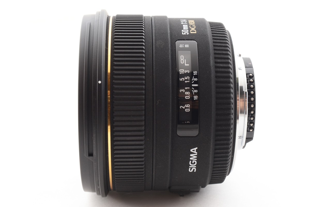 Sigma EX DG HSM 50mm F/1.4 Nikon Fマウント用 交換レンズ_画像8
