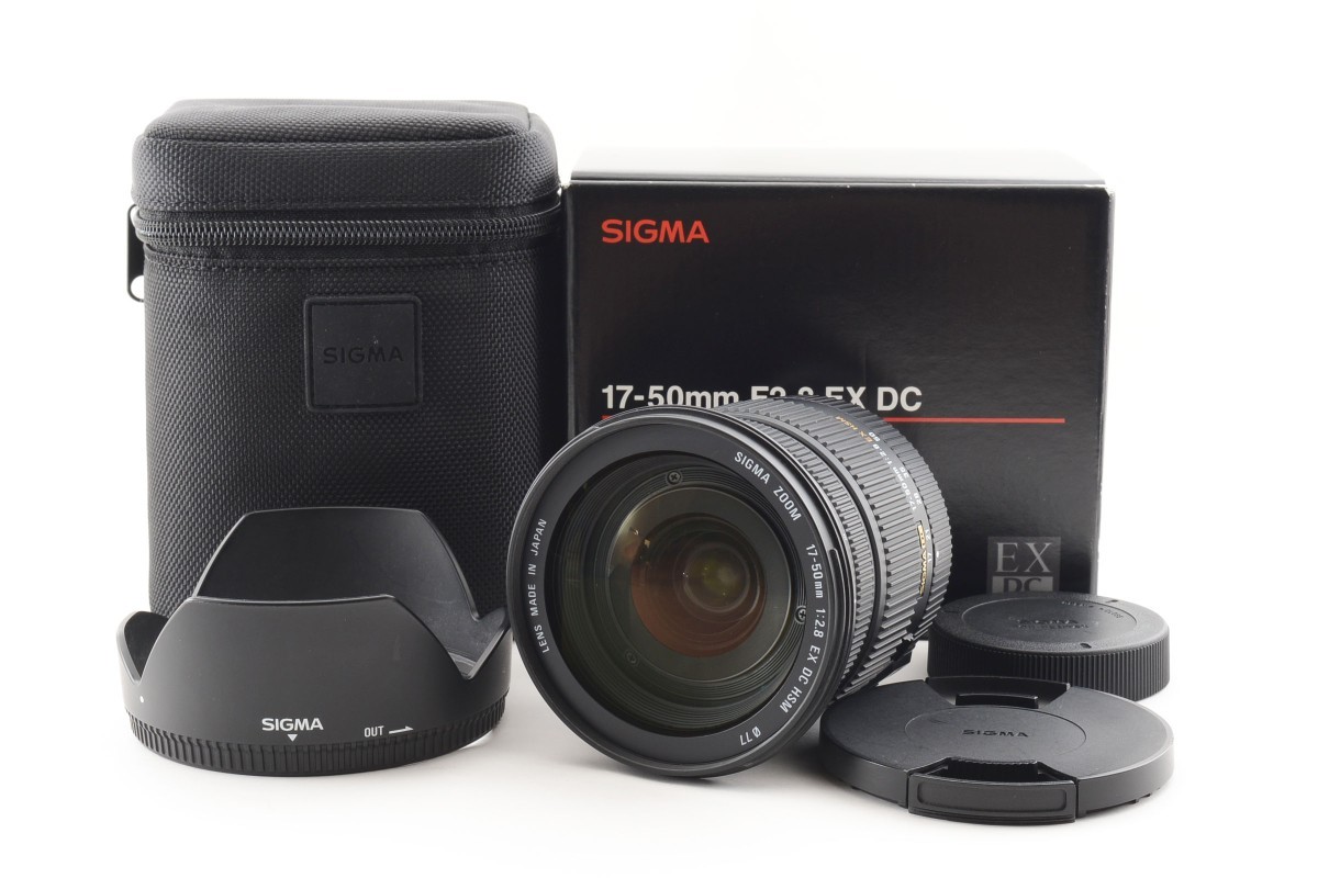 Sigma EX DC 17-50mm F/2.8 HSM Pentax Kマウント用 交換レンズ 元箱付き-