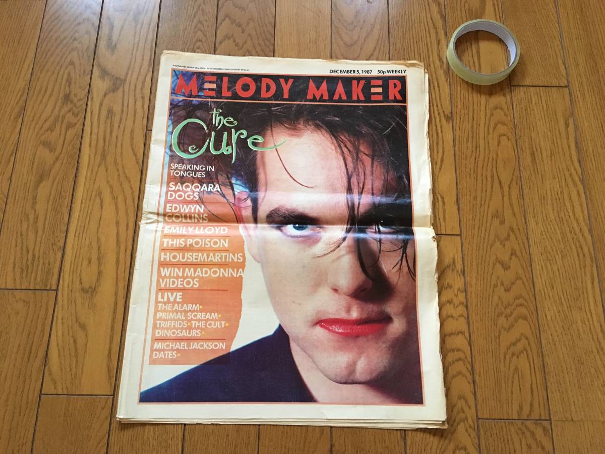 ★ザ・キュアー THE CURE、マドンナ MADONNA、ハート HEART 他、1987 洋楽 ペーパー 洋雑誌 MELODY MAKER_画像1