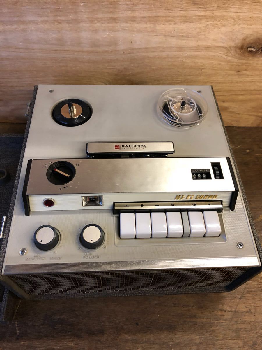National RQ-703 tape recorder National antique Showa Retro : Real Yahoo  auction salling