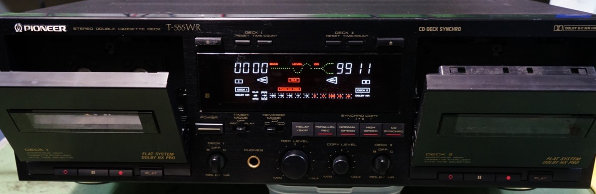 色々な A&P○パイオニア:T555WR:Wカセット;Wリバ-ス/W-REC