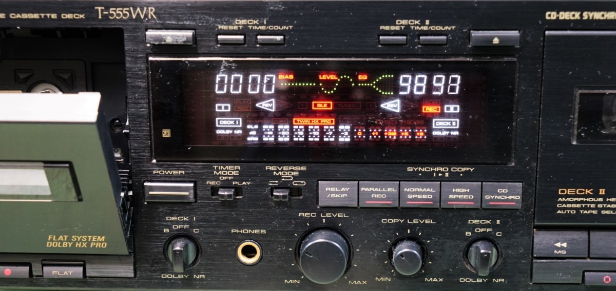 色々な A&P○パイオニア:T555WR:Wカセット;Wリバ-ス/W-REC