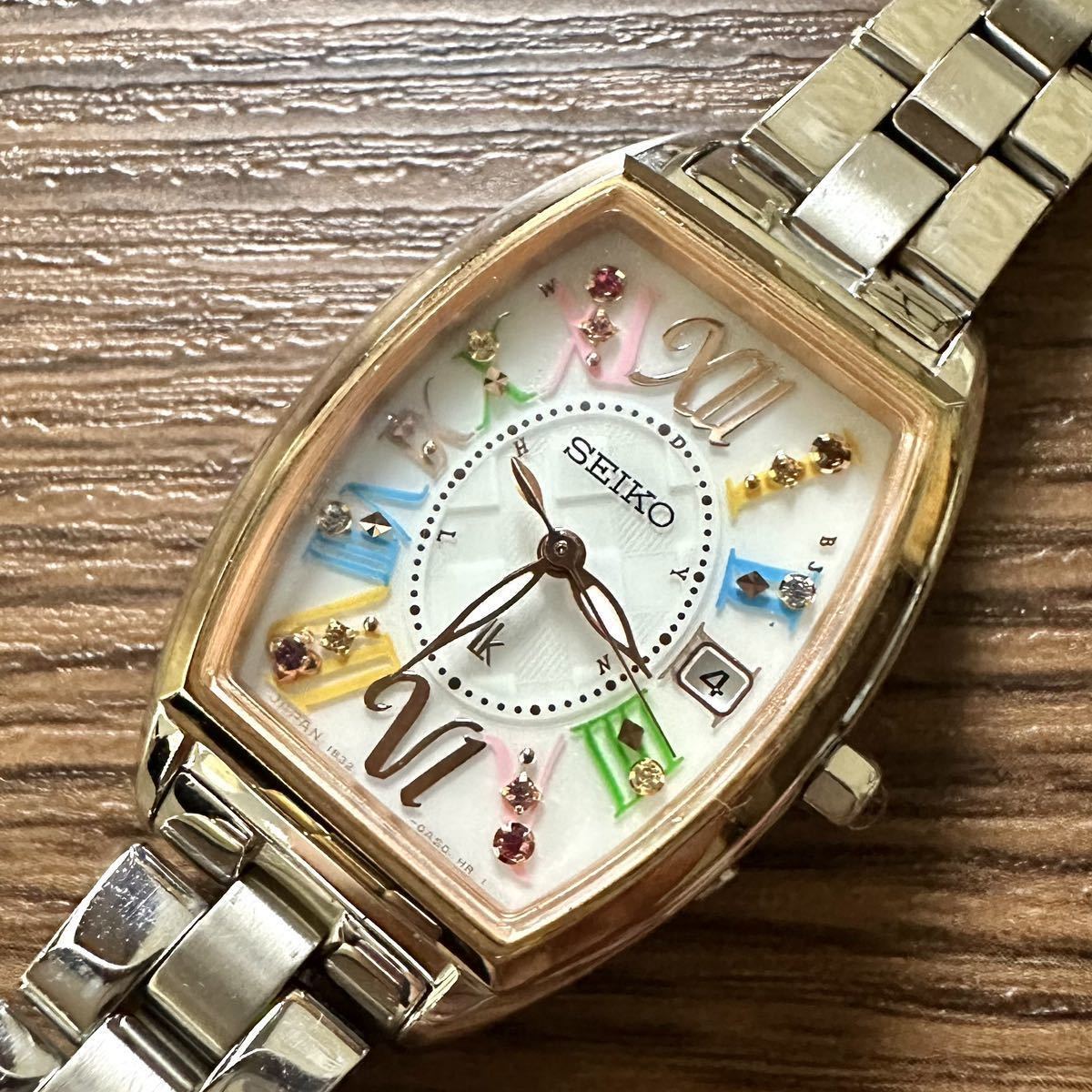 1円〜】SEIKO LUKIA セイコー ルキア 腕時計 1B32-0AA0 トノー