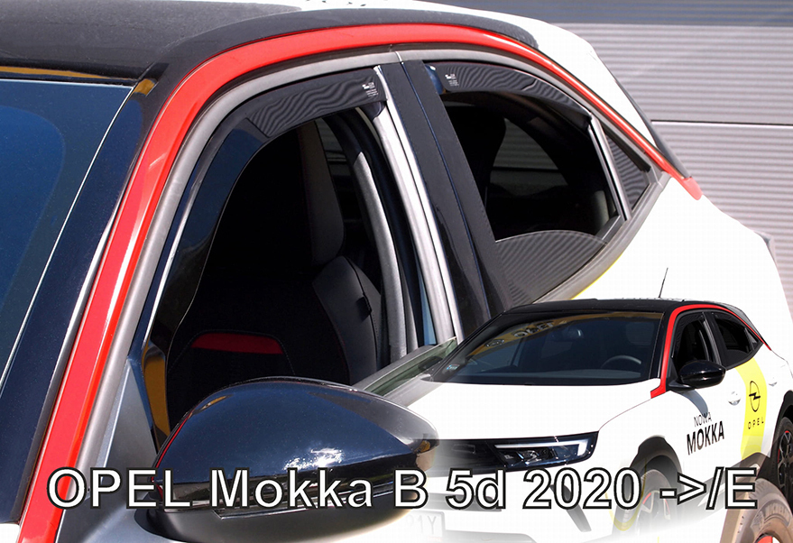 HEKO ドアバイザー フロント&リア用 オペル モッカ SUV 2022年～_画像4