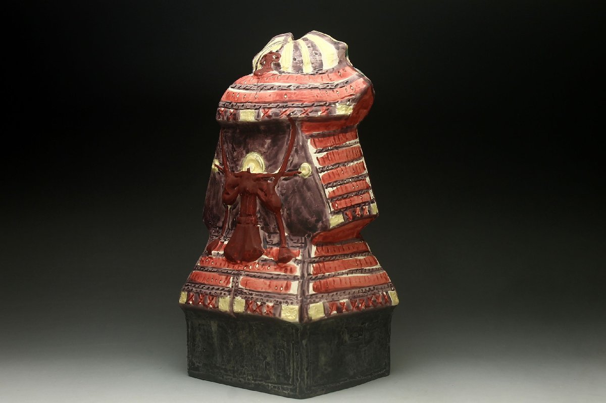 余韻】 日展作家 北岡秀雄 作/博多人形「竜太」 共箱 (検)骨董 余韻】 日展作家 北岡秀雄 作/博多人形「竜太」 共箱 (検)骨董