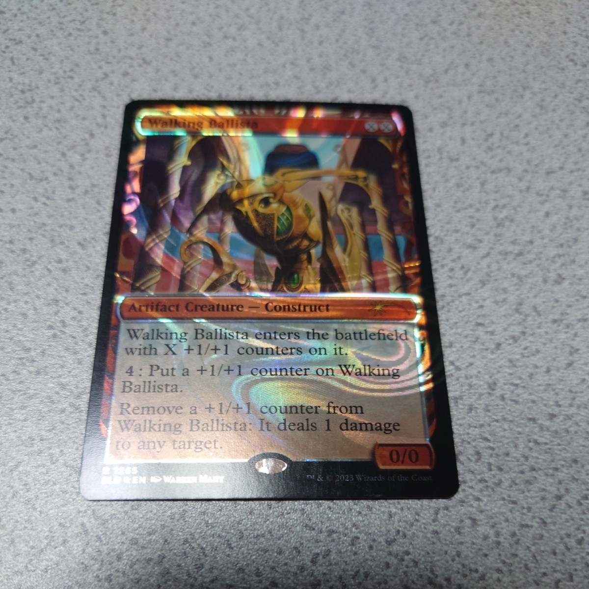 新作 SLD MTG - Yahoo!オークション 歩行バリスタ 一 英語ハローfoil マジック:ザ・ギャザリング