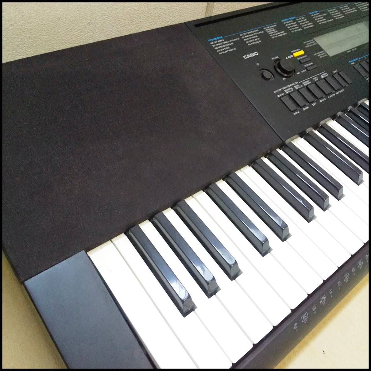 ●CASIO カシオ 電子ピアノ ベーシックキーボード WK-245 音階/音声出力確認済み 本体のみ USED●K1397_画像4
