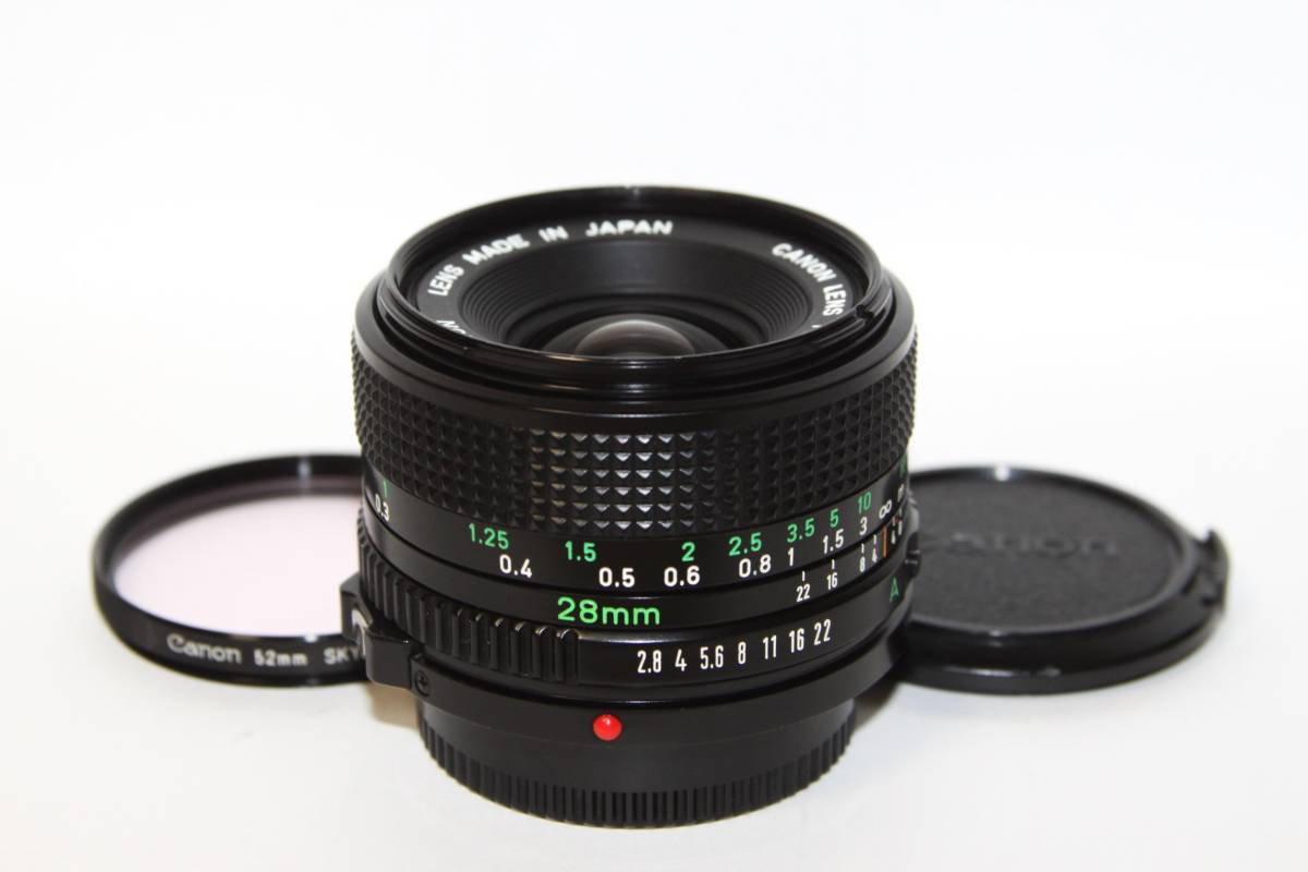 新作モデル 【美品】Canon NEW FD 28mm F2.8 キャノン キヤノン