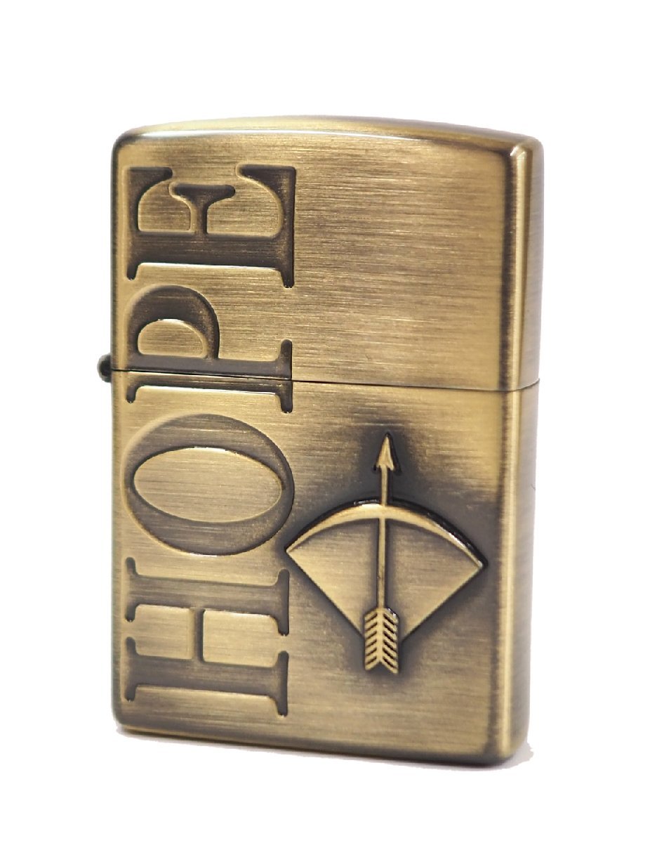 送料無料!! ZIPPO/ジッポライター HOPE ホープ 1999年製 ゴールド 古美仕上げ オイルライター 点火確認済み(たばこメーカー)｜売買されたオークション情報、ヤフオク!  の商品情報をアーカイブ公開