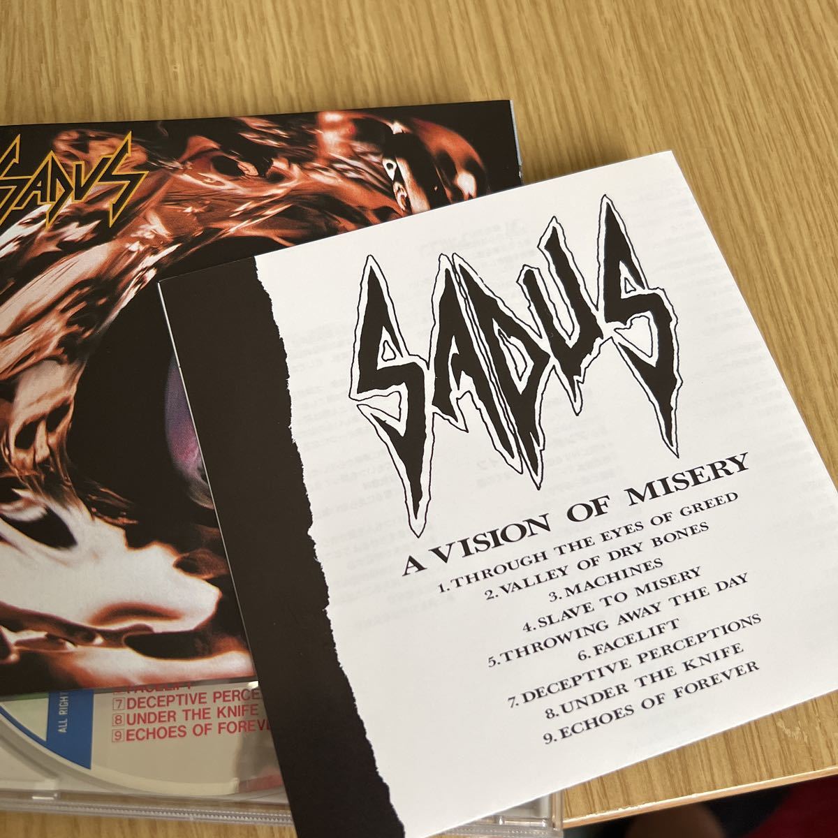 SADUS セイダス- A Vision of Misery 日本盤帯付CD 商品细节| Yahoo