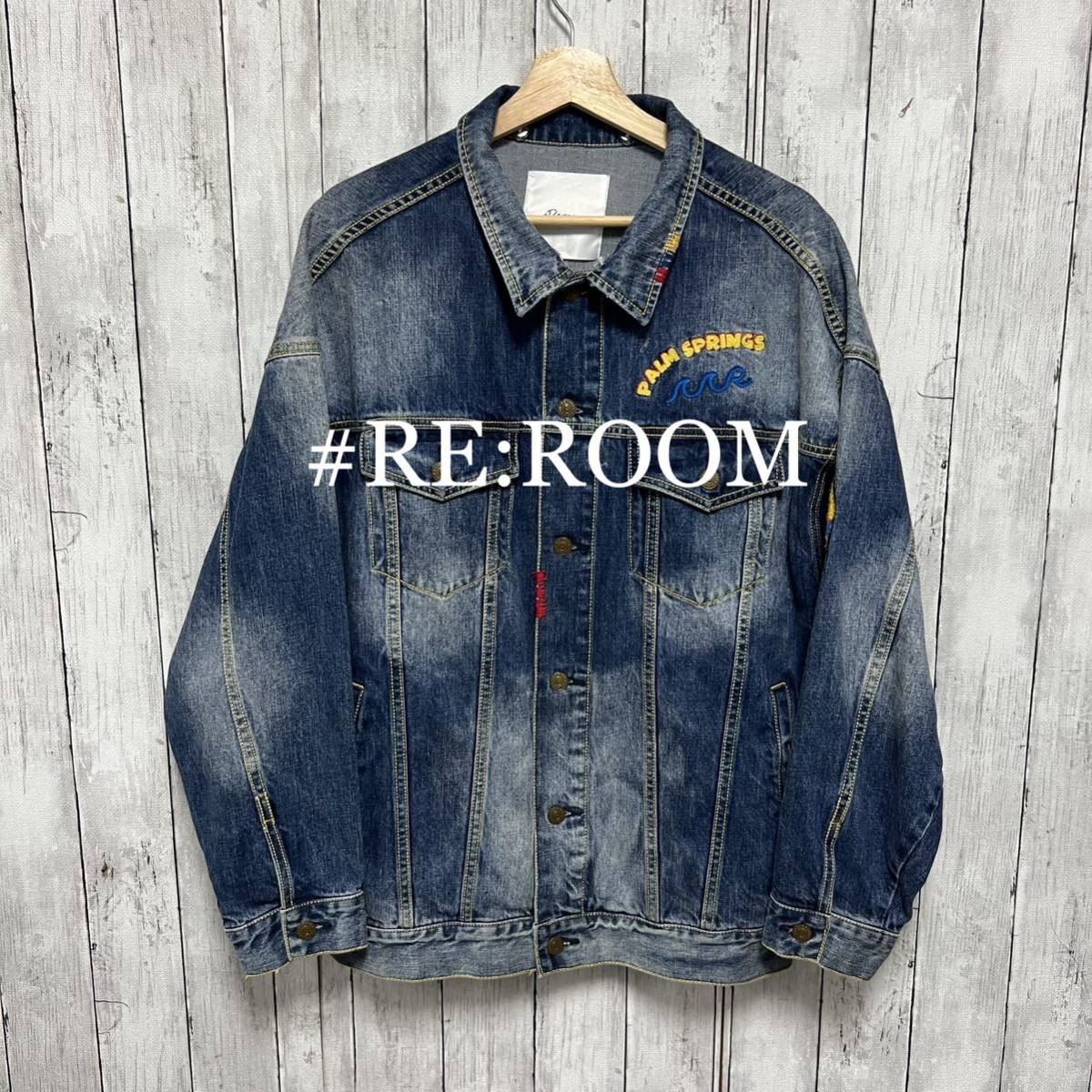 #RE:ROOM エンブロイダリービッグデニムジャケット！ビッグシルエット！_画像1