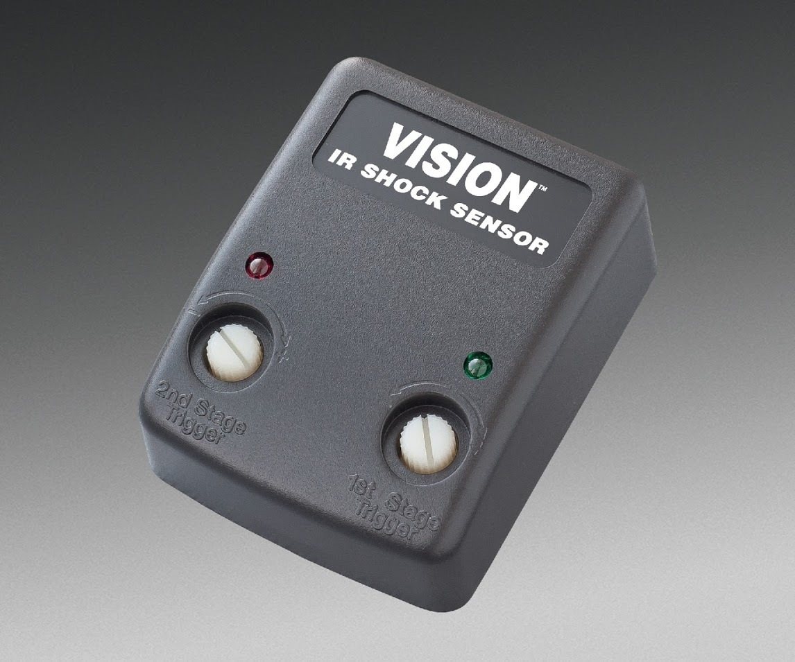 VISION セキュリティ 高感度・高精度で誤報が少ない 2ステージショックセンサー 318-054 独立感度調整式 究極のセンサー