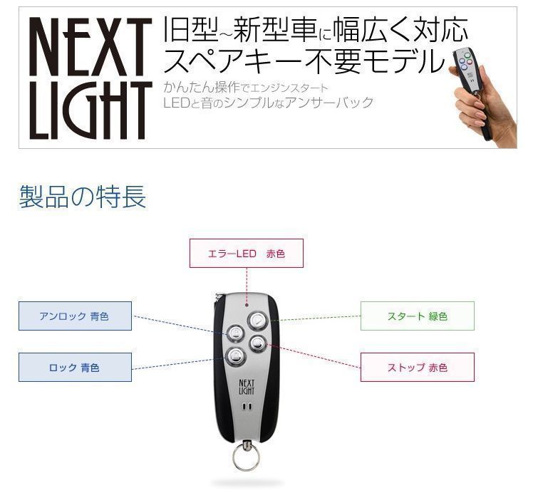 アルファードHV AYH30（H27.1-R1.12）エンジンスターター ESL53＋T301K（本体＋ハーネス）アンサーバック スペアキー不要_画像3