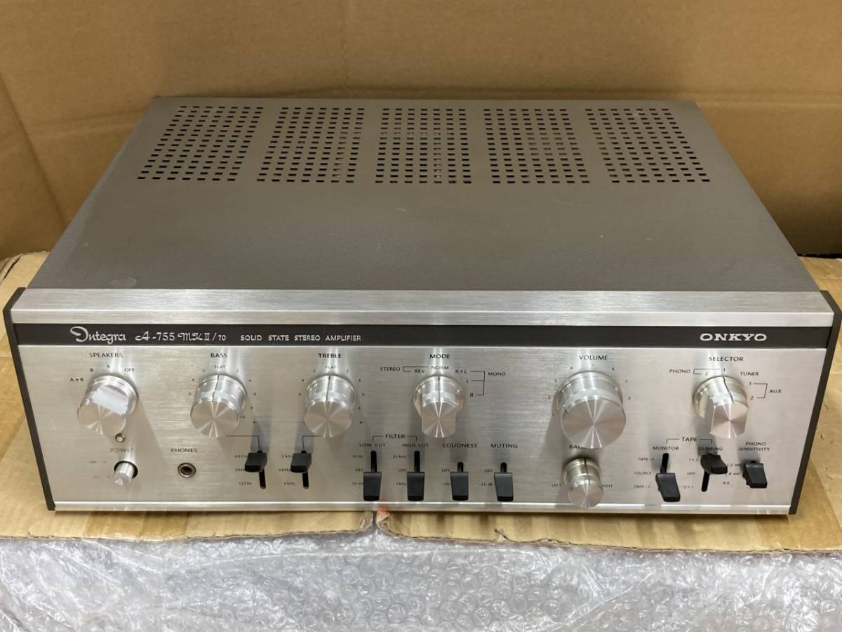 最終値下げ □ONKYO□プリメインアンプ□Integra A-755mkII/70□中古