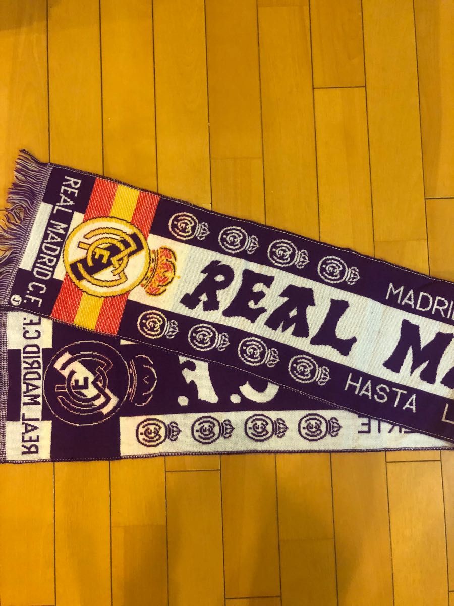 レアル・マドリード サッカーマフラー Real Madrid ユーロ 現地購入