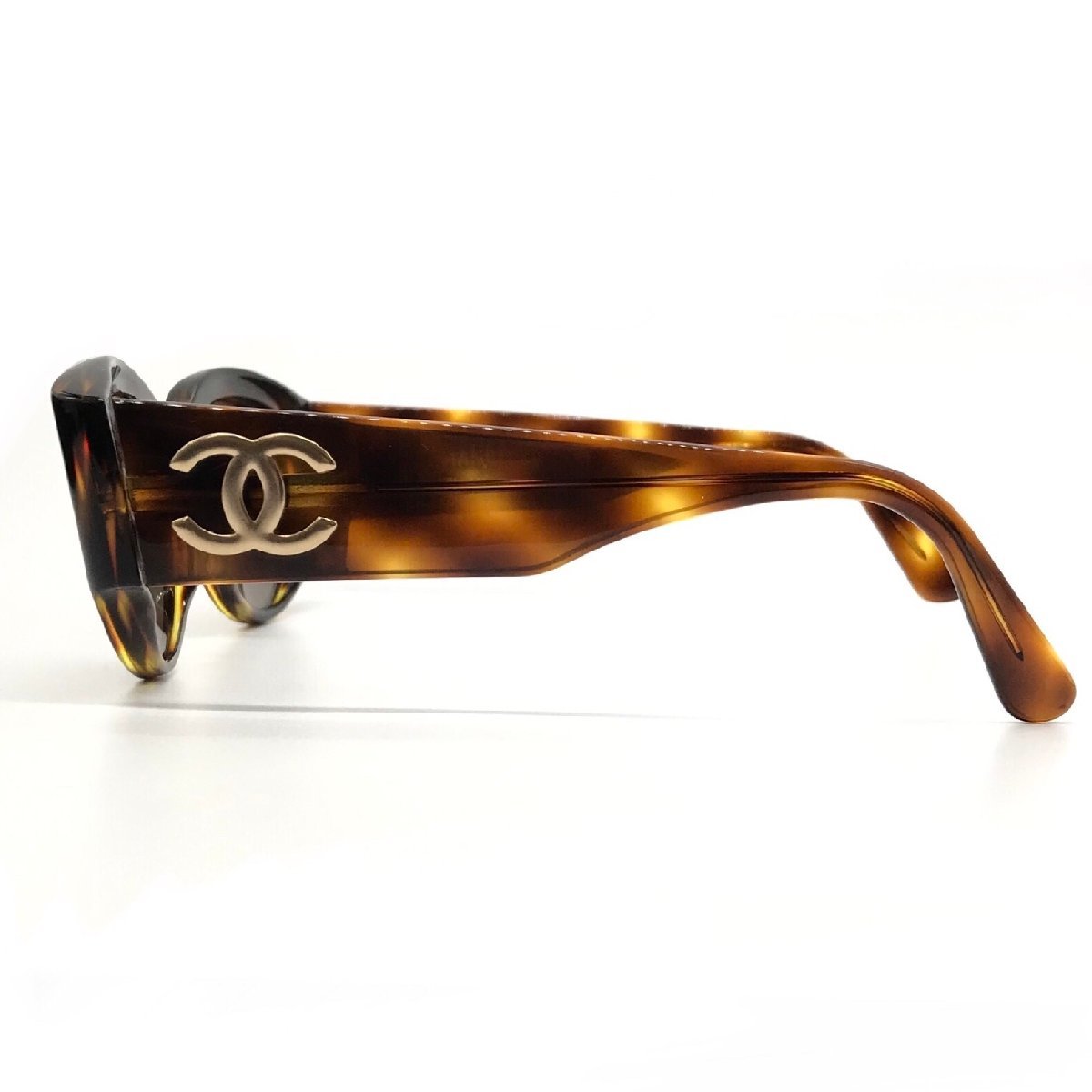 CHANEL Chanel sunglasses here Mark tortoise shell I wear beautiful goods A280