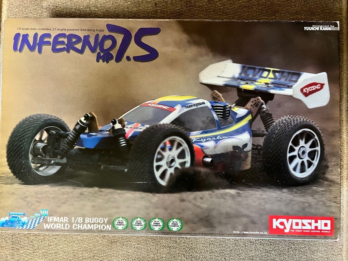 新品未使用】京商 KYOSHO 絶版1/8バギー インファーノMP7 5 新品未使用】京商 KYOSHO 絶版1/8バギー インファーノMP7 5