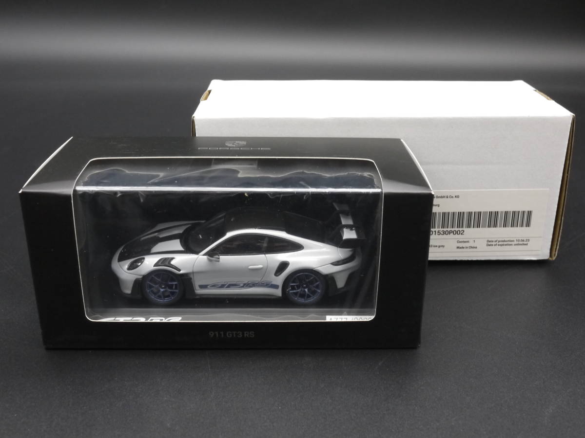 1:43 Spark ポルシェ 911 992 GT3 RS Weissach Package アイスグレー