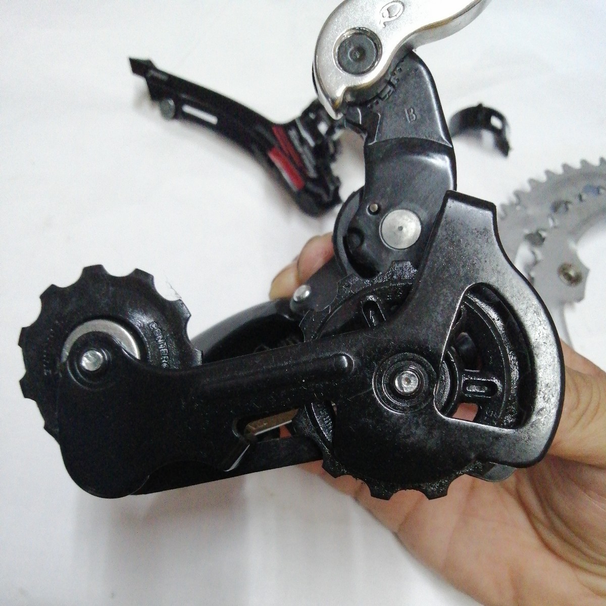 SHIMANO シマノ Tourney 7SPEED アンデザインワークス a.n.design works 部品 自転車 パーツ ロードバイク ギア枚数/前2枚/後7枚 _画像4