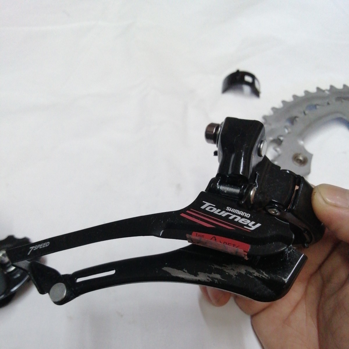 SHIMANO シマノ Tourney 7SPEED アンデザインワークス a.n.design works 部品 自転車 パーツ ロードバイク ギア枚数/前2枚/後7枚 _画像7