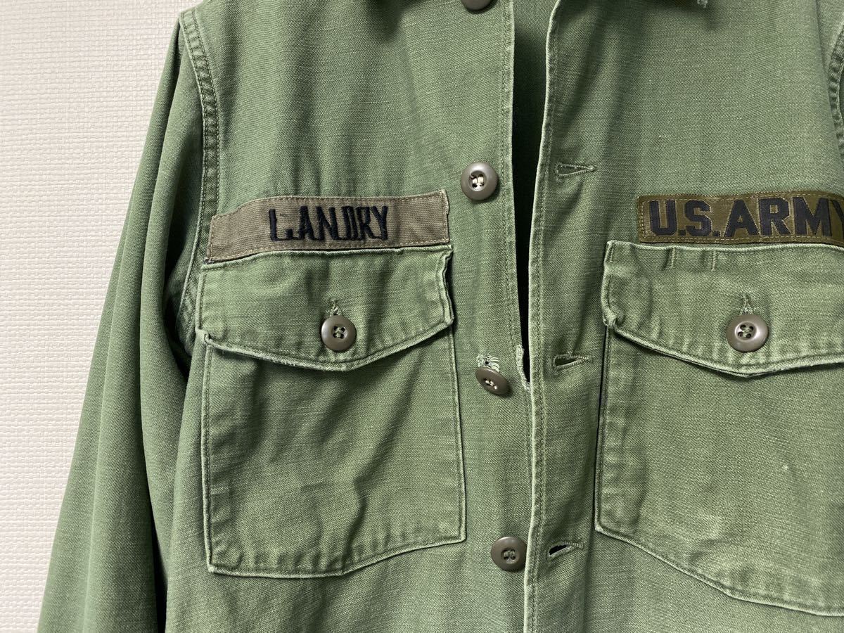 古着 ミリタリー ジャケット シャツ U.S.ARMY アーミーの画像5