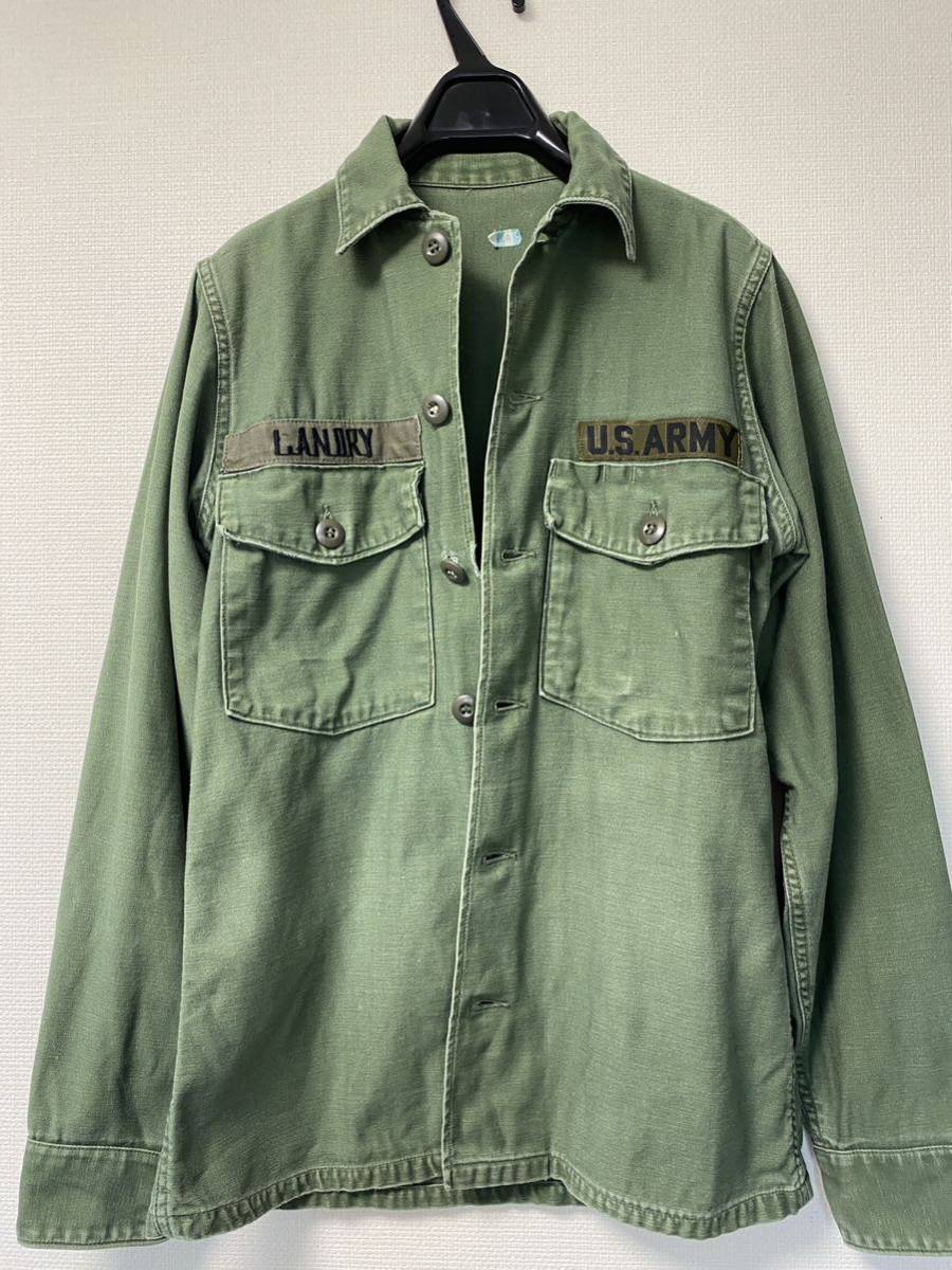 古着 ミリタリー ジャケット シャツ U.S.ARMY アーミーの画像2