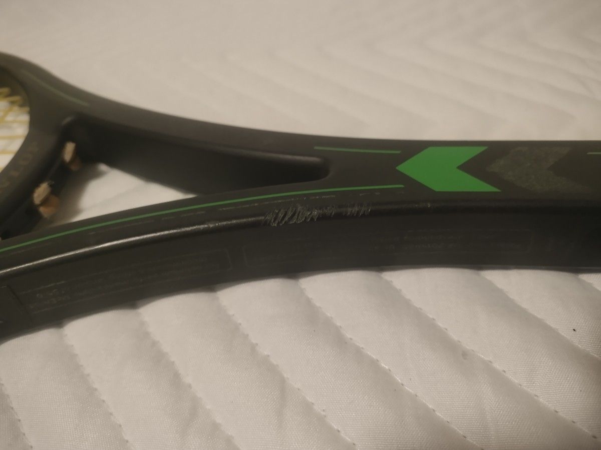 旧ラケット 英国製 DUNLOP J.マッケンロー S.グラフ使用モデル ダンロップMAX200Gプロ グリップサイズ3