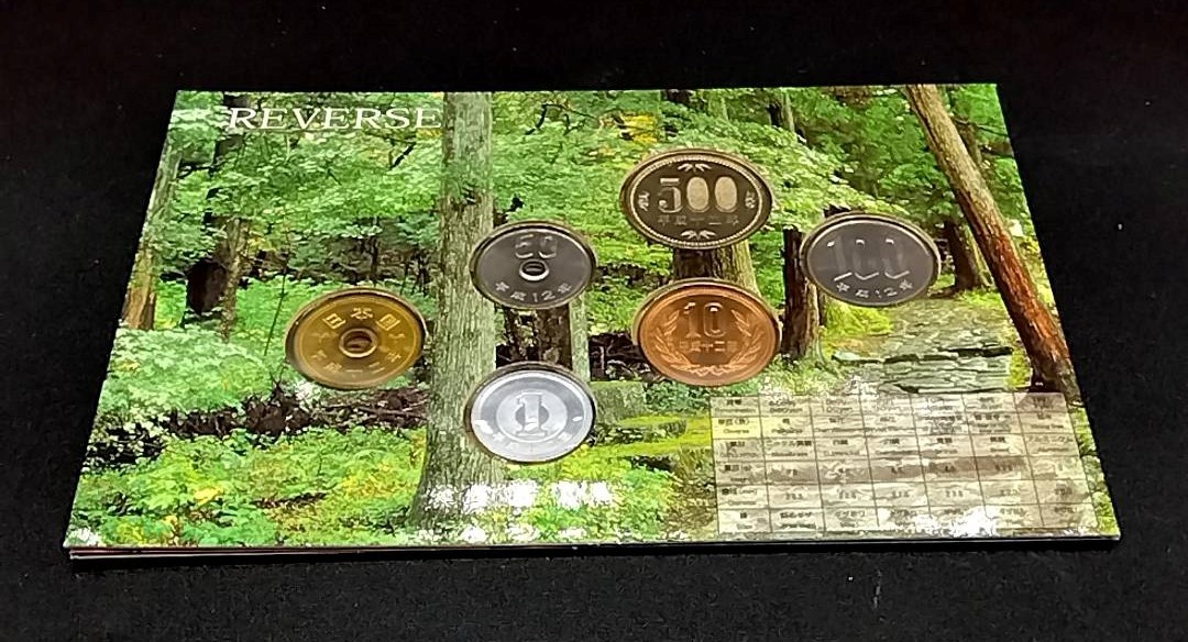 世界文化遺産 貨幣セット ミントセット 2000年（平成12年) 日光の社寺 大蔵省印刷局 Japan coin set YI1517_画像4