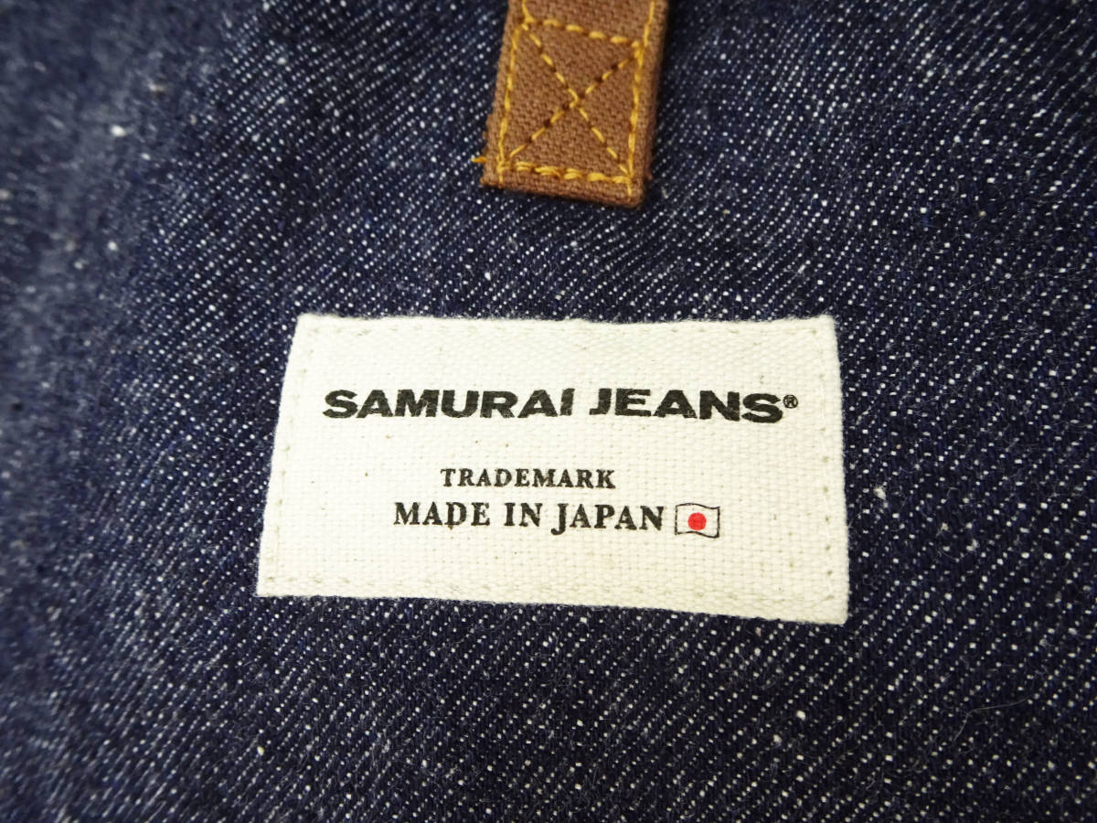 サムライジーンズ ミリタリーバッグ Samurai Jeans ダッフルバッグ 15oz 男気デニム×硫化染めダック 鞄 SJDMB23 新品
