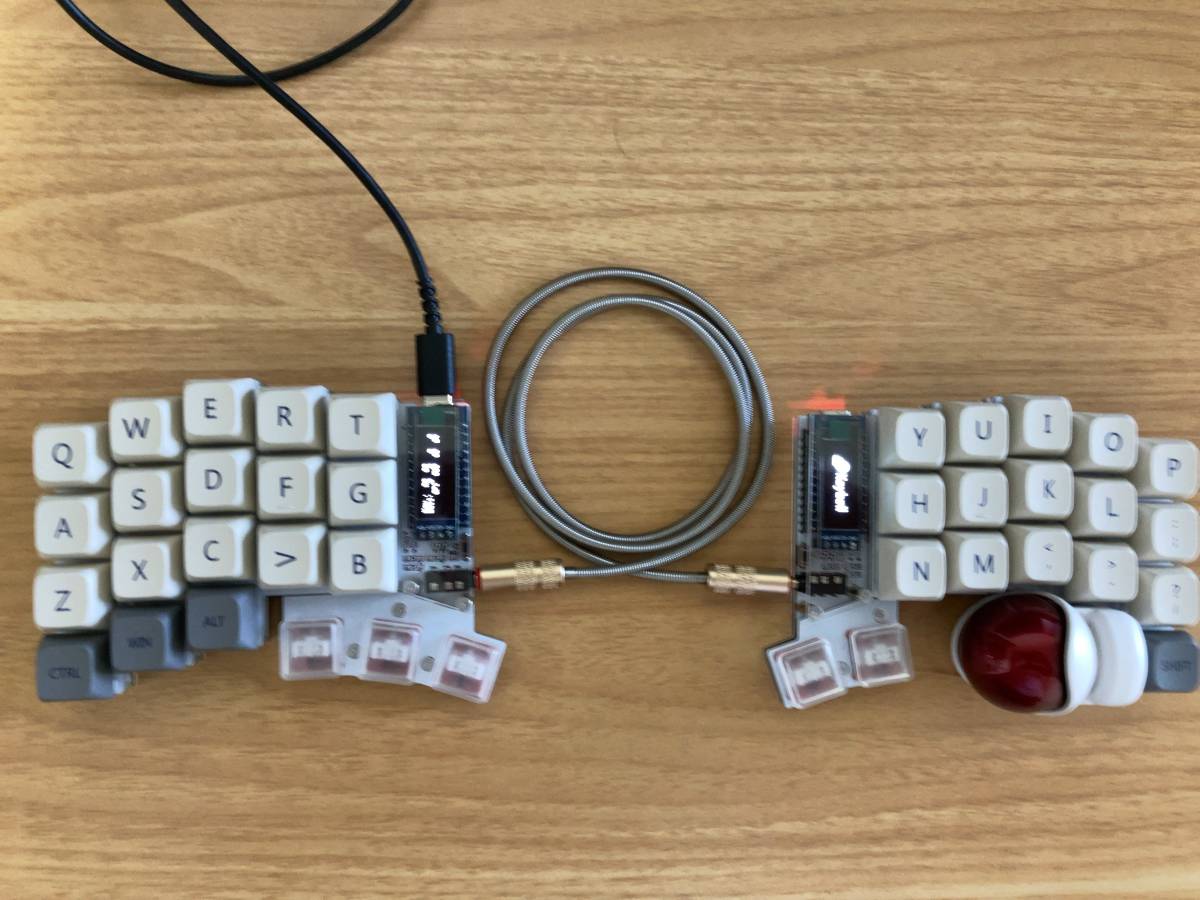 最も優遇の Keyball39 組み立て済み 自作キーボード USBキーボード