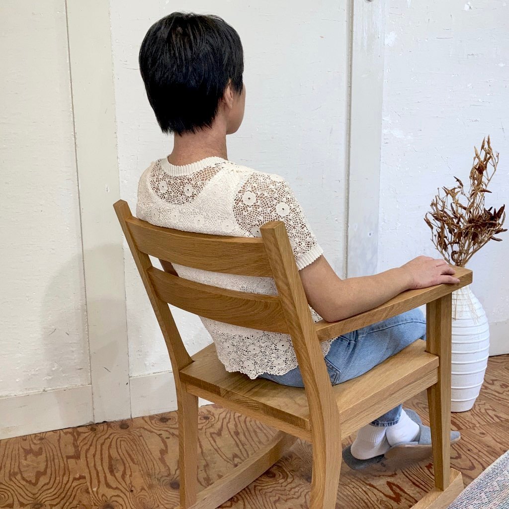 hito to ki /hitotokiGLASS кресло-качалка nala натуральное дерево не использовался товар натуральный простой стул старый дом в японском стиле стиль 307962