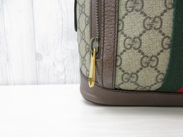 堅実な究極の 極美品 GUCCI グッチ オフィディア GGスプリーム