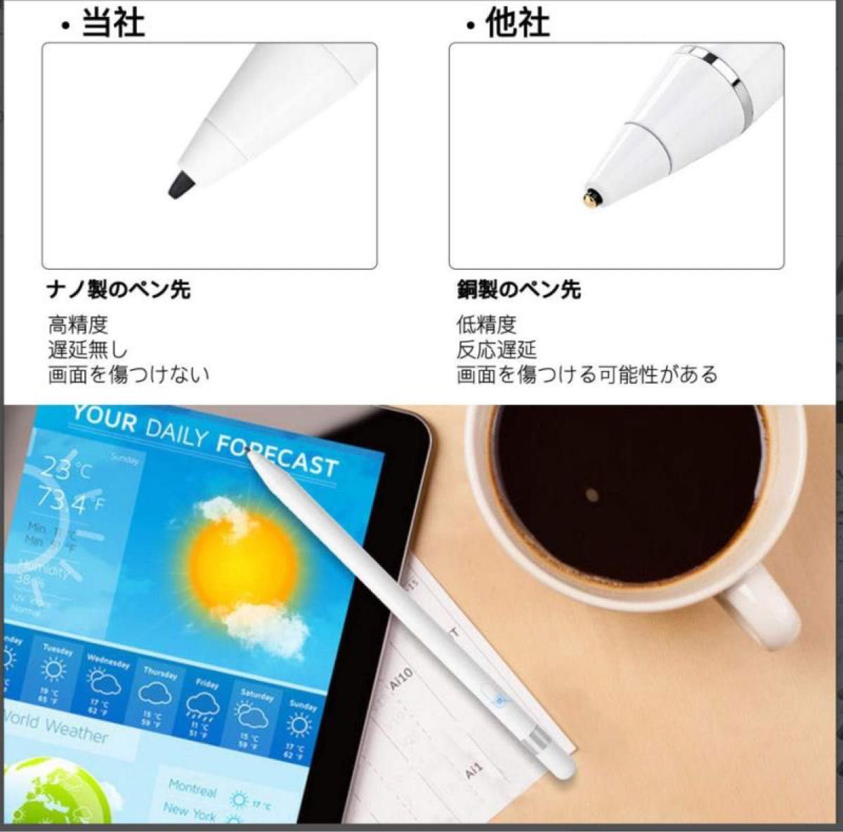 タッチペン アップルペンシル iPadペン タブレットペン