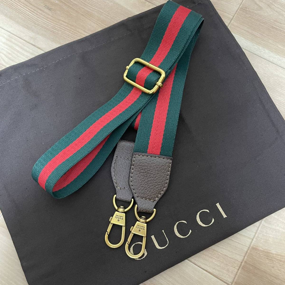 GUCCIショルダーバッグストラップ グッチショルダーストラップ ストラップのみ