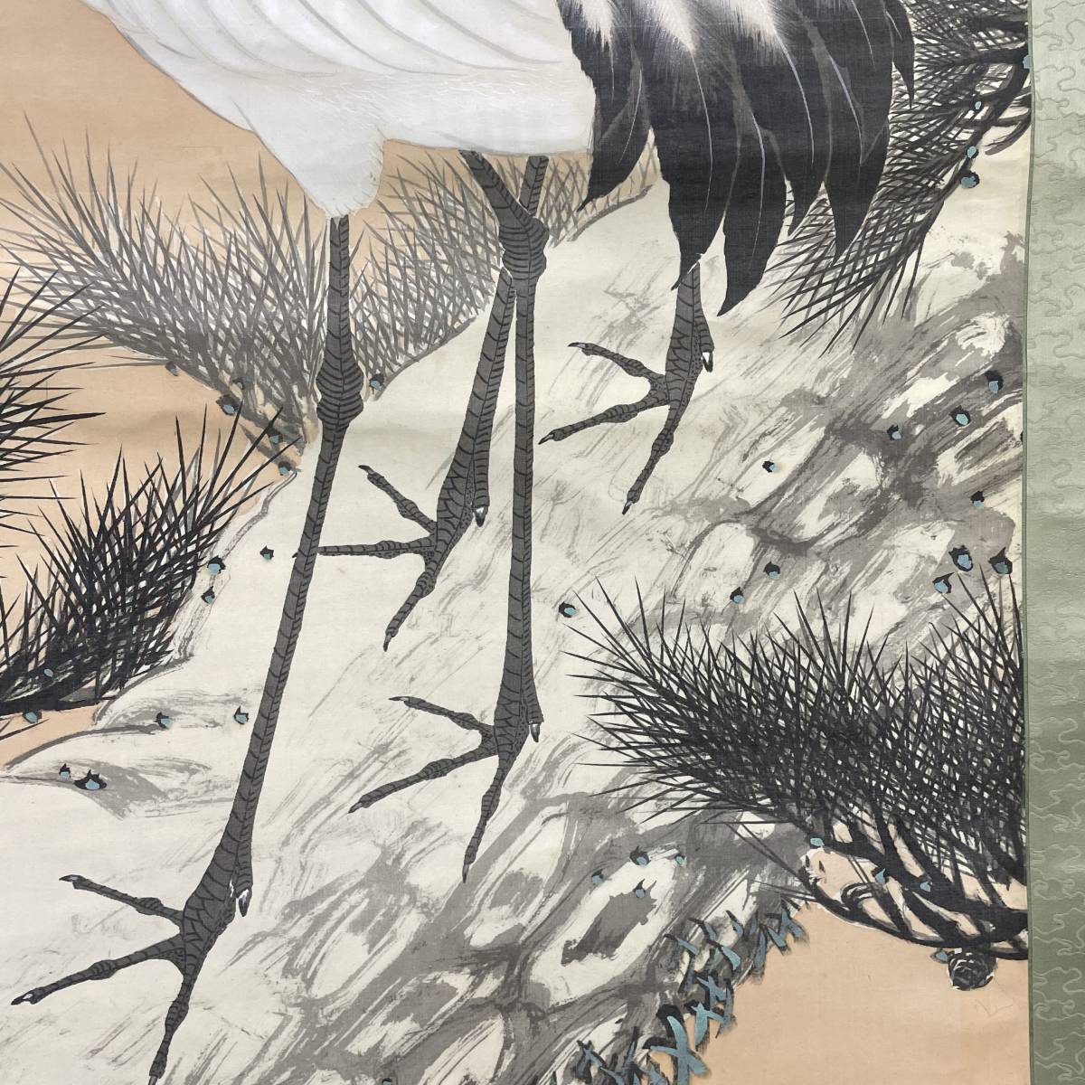 真作】//観玄/松上双鶴図/鶴/大幅/布袋屋掛軸A-239 :: Yahoo 真作】//観玄/松上双鶴図/鶴/大幅/布袋屋掛軸A-239 :: Yahoo