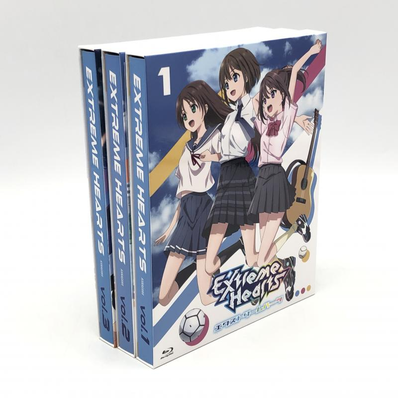 福袋セール】 Blu-ray 初回版 Hearts 【中古】Extreme 全３巻セット