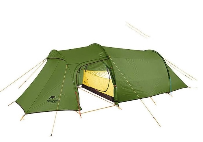 Naturehike(ネイチャーハイク) 2人用 OPALUS 2トンネルテント 中古_画像1