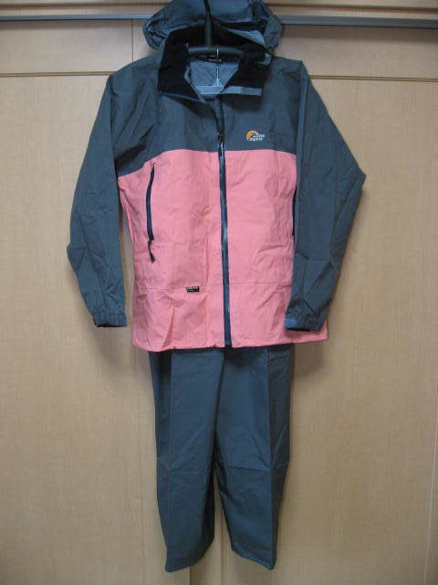 美品◆ロウアルパイン ゴアテックス レインウェア Lサイズ◆Lowe alpine GORE-TEX Pro Shell◆雨具 登山 ウェア 上下 収納袋付_画像1