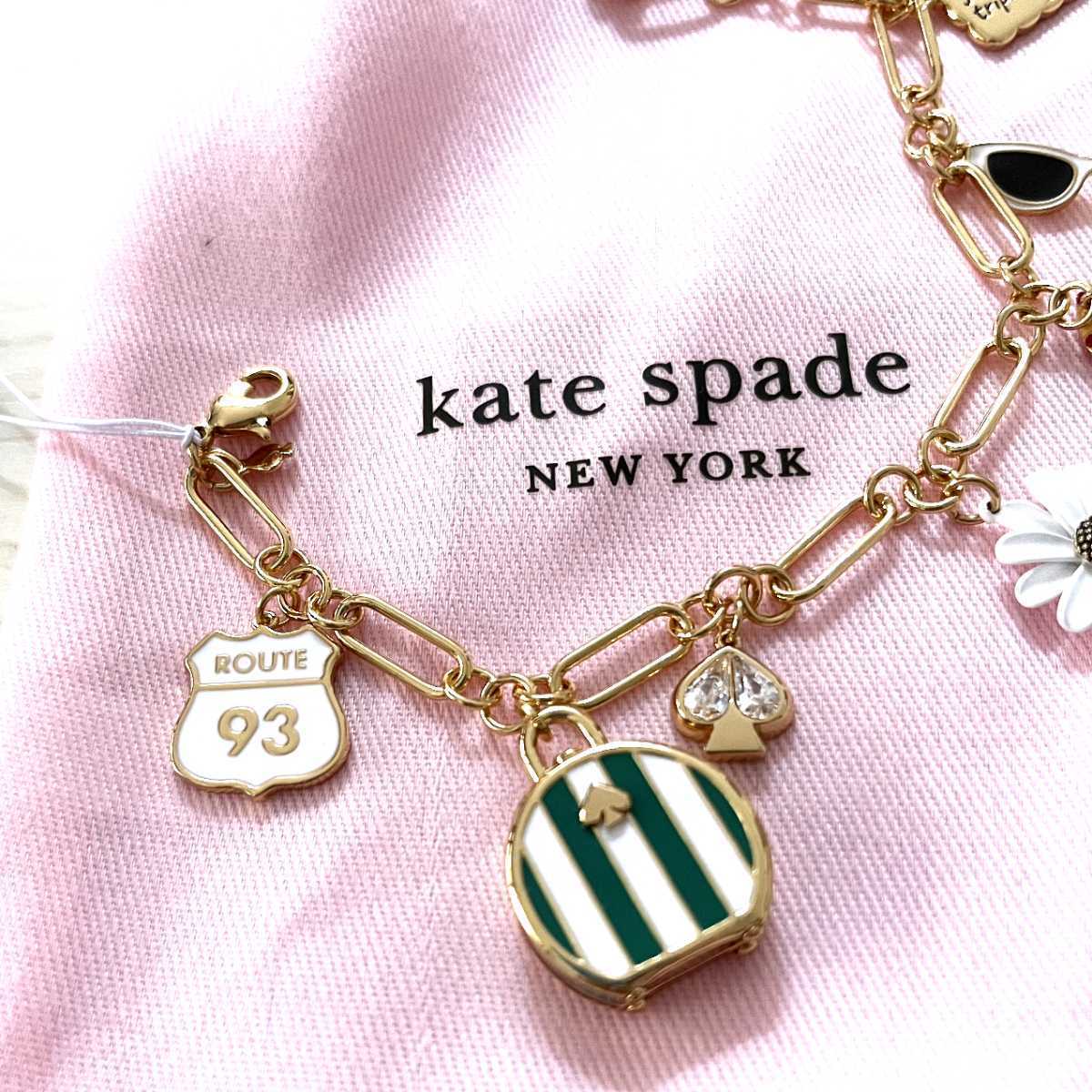 ケイトスペード Kate Spade ゴールド ニューヨーク NY タクシー 車 ガーベラ サングラス ルート ブレスレット バングル 新品 ブランド レア_画像7